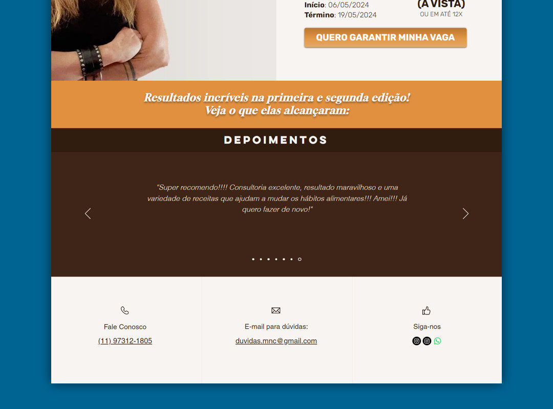 Magra no Novo CicloWebsites