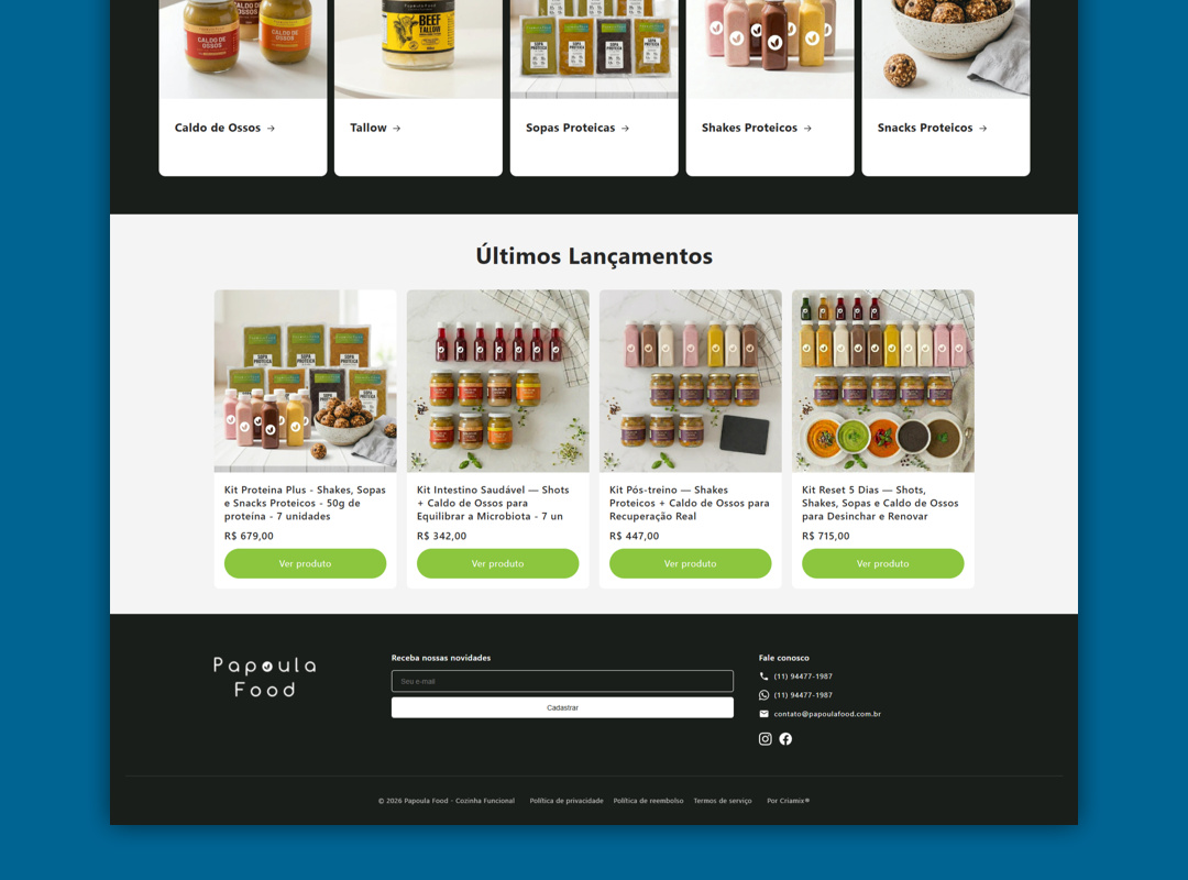 Papoula FoodLojas Virtuais